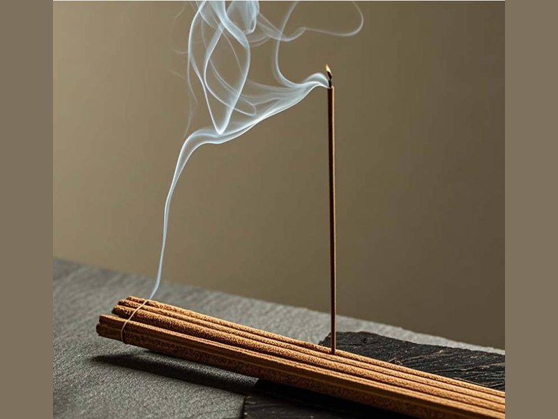 Agarwood incense smoke rising from a traditional mabkhara, the burner used for oud in Gulf homes and mosques