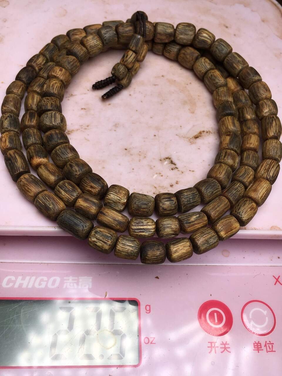 3mm Round Bead Agarwood Bracelet in context — typical distribution-ready presentation
