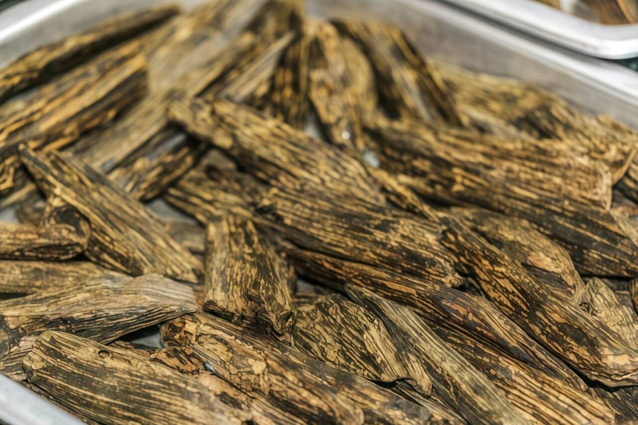 Kynam Agarwood Wood — Ultra-rare kynam agarwood wood — highest classification, exceptional resin, cool bittersweet fragrance., image 4